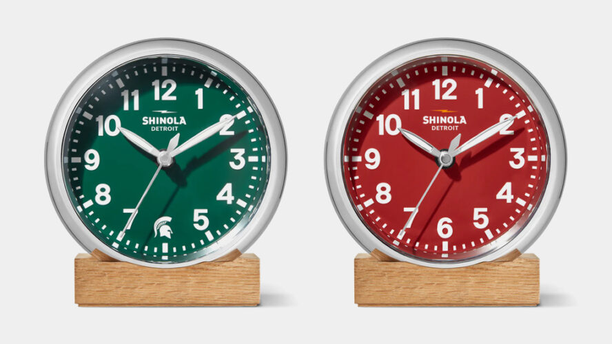 Shinola Runwell Desk Clock