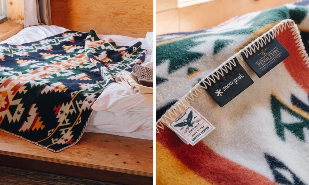 Snow Peak x Pendleton Icon Blanket