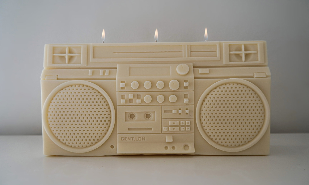Boombox Candle